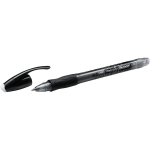 Bic Gel-ocity Illusion Boligrafo de Tinta Gel Borrable - Punta Media de 0.7mm - Recargable - Grip de Goma - Clip de Plastico -