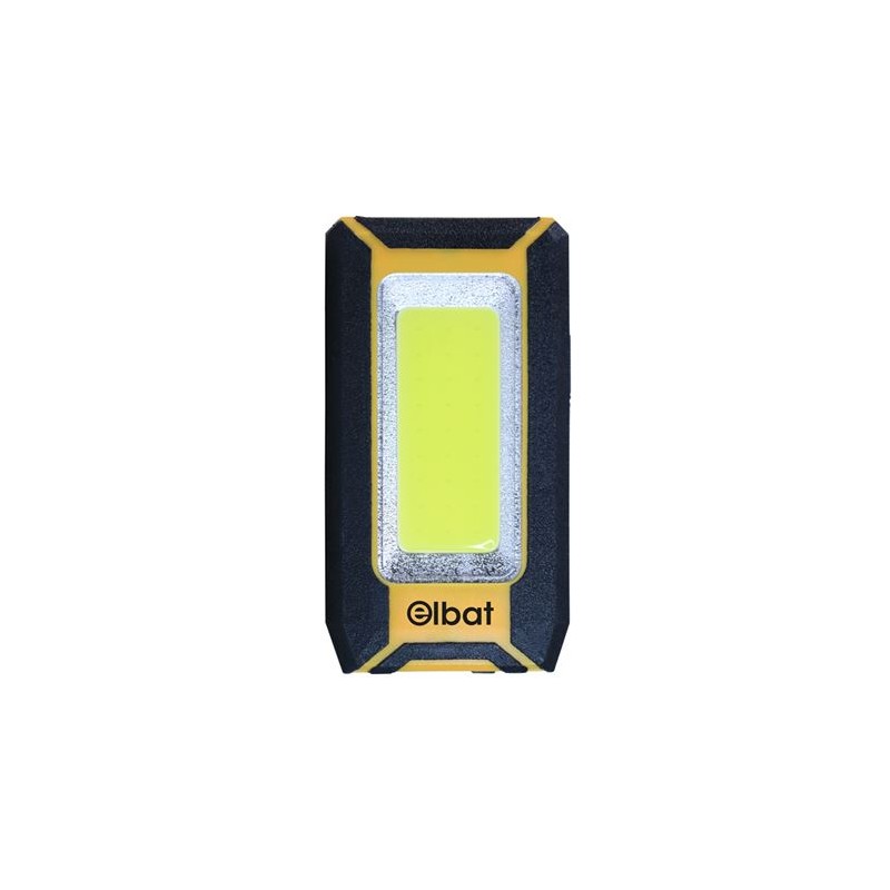 Elbat Linterna LED Recargable - Gancho e Iman - Cob 8W 500LM - Color Negro Elbat Linterna LED Recargable - Gancho e Iman - Cob 8W 500LM - Color Negro