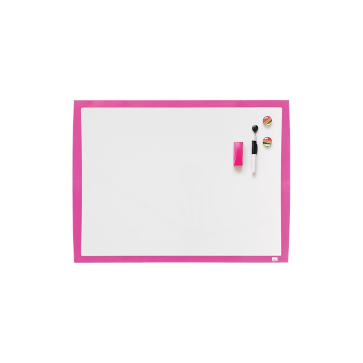 Nobo Pizarra Blanca Magnetica 585x430mm - Incluye Mini Rotulador de Pizarra