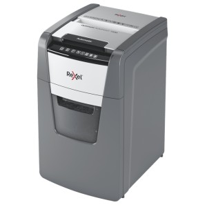 Rexel Optimum AutoFeed 130M Destructora Automatica de Corte en Particulas - Papelera de 44L - Alimentacion Automatica hasta 130