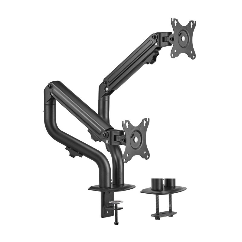 Aisens Soporte de Mesa ECO Contrapeso Giratorio e Inclinable para Monitor/TV 8kg (3 Pivotes - 2 Brazos) de 17-32 - Color Negro Aisens Soporte de Mesa ECO Contrapeso Giratorio e Inclinable para Monitor/TV 8kg (3 Pivotes - 2 Brazos) de 17-32 - Color Negro