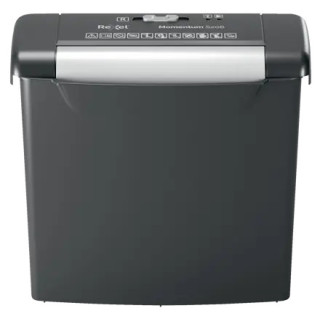Rexel Momentum S206 Destructora de Papel Manual Corte en Tiras P-2 - Destruye hasta 6 Hojas - Papelera de 9L - Color Negro