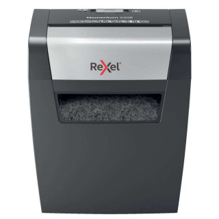 Rexel Momentum X406 Destructora Papel Corte Confeti P-4 - Destruye hasta 7 Hojas a la Vez - Capacidad de la Papelera 15L - Colo