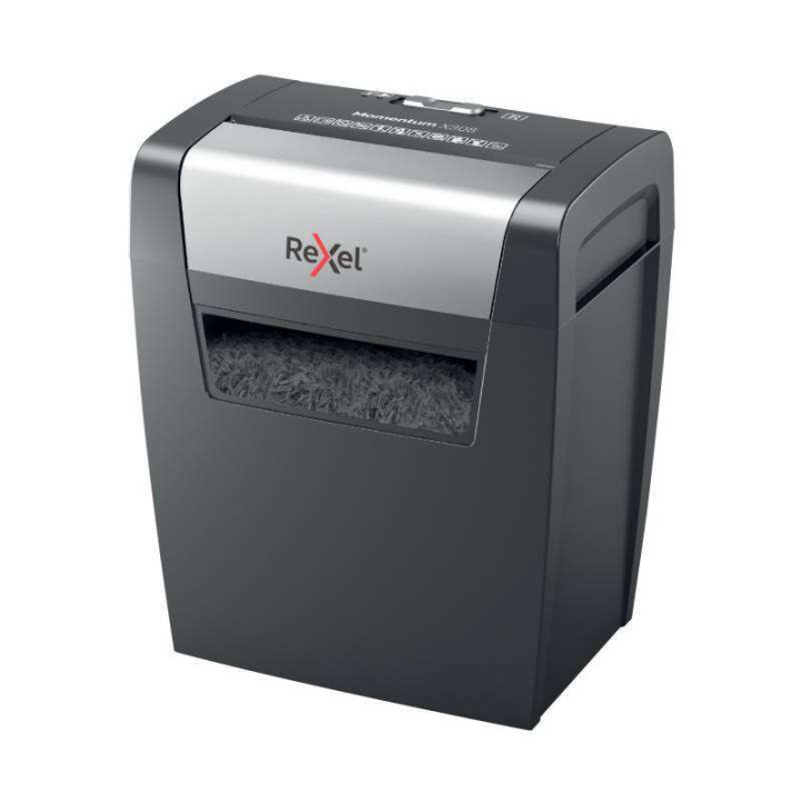 Rexel Momentum X308 Destructora Manual de Papel Corte Confeti P-3 - Funcionamiento Ininterrumpido 3 Minutos - Papelera de 15L -