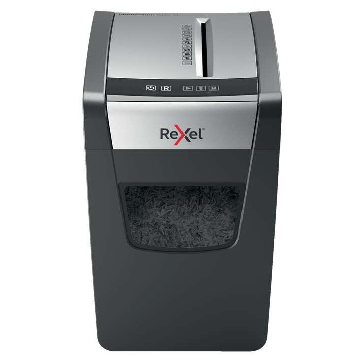 Rexel Momentum X410-SL Slimline Destructora de Papel Manual Corte Confeti - Nivel de Seguridad P-4 - Destruye hasta 10 Hojas -