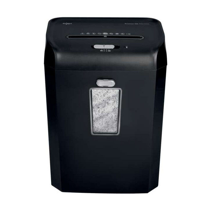 Rexel Promax RSX1035 Destructora de Papel Manual Corte en Particulas P-4- Destruye hasta 10 Hojas - Papelera de 35L - Color Neg