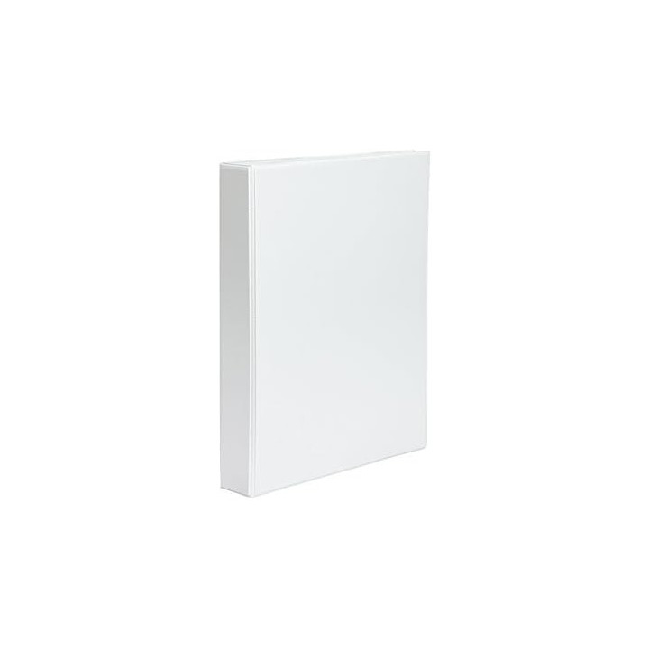 Pardo Carpeta Canguro A4 4 Anillas 16mm - Bolsa en Lomo y Portada - Color Blanco