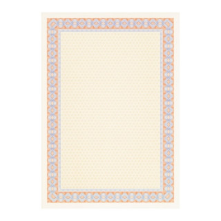 Apli Pack de 70 Hojas de Papel Certificado - Diseño Helico en el Marco - 115gr - Compatible con Impresoras Inkjet