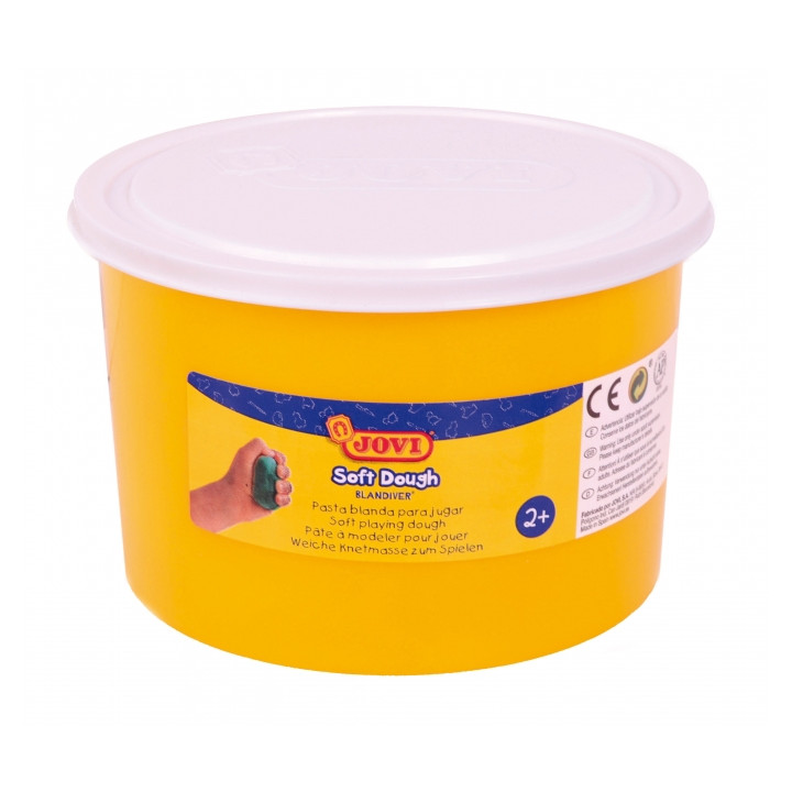 Jovi Soft Dough Blandiver Bote de Pasta de Modelaje 460gr - Blanda y Flexible - Facil de Amasar y Moldear - Ideal para Iniciacio