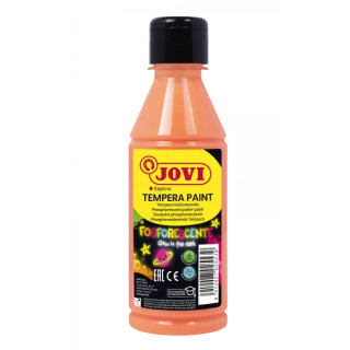 Jovi Tempera Paint Tempera Liquida Fosforescente 250ml - Brilla en la Oscuridad - Secado Rapido - Excelente Adherencia - Lista p