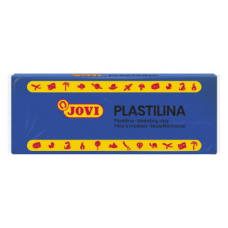 Jovi Caja de 15 Pastillas de Plastilina 150gr - Mezclables - No Se Seca - Facil de Moldear - Color Azul Oscuro