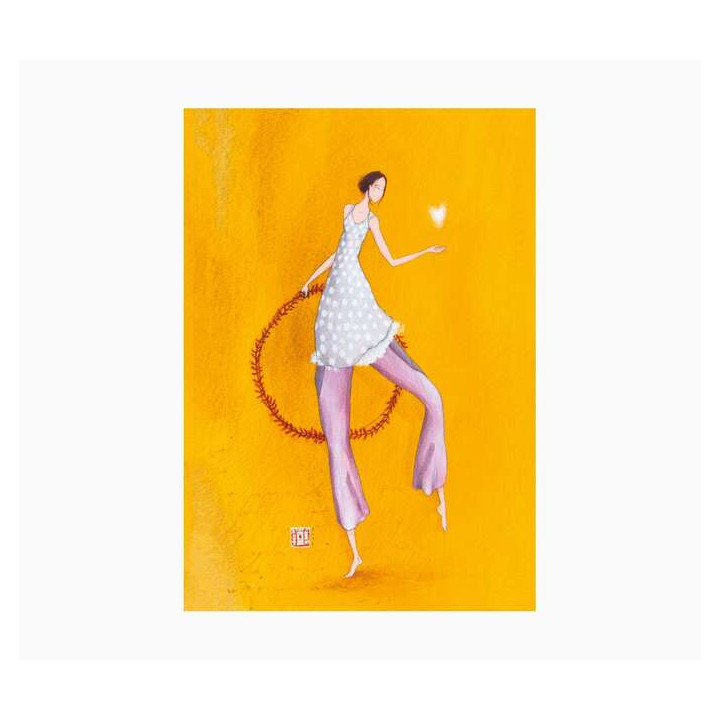 Pictura Gaëlle Boissonnard Cuaderno A6 Grapado - 10.5x15cm - 48 Paginas con Lineas - Papel con Certificacion FSC