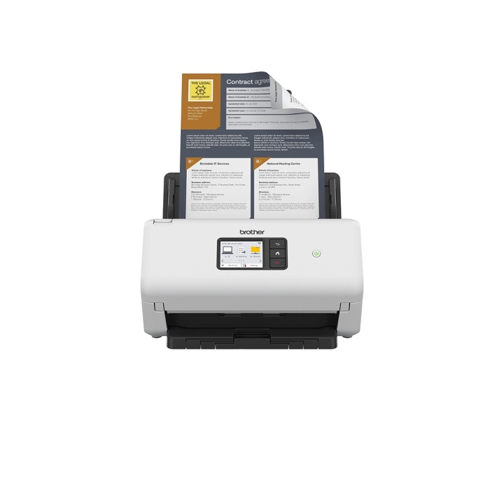 Brother ADS-4550W Escaner de sobremesa WiFi - Hasta 70ppm - Alimentador Automatico de 60 Hojas - Doble Cara