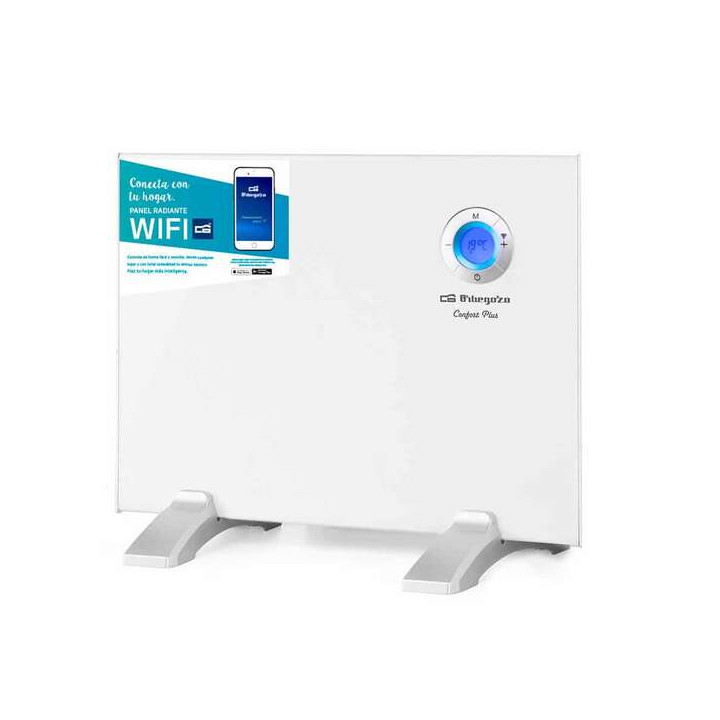 Orbegozo REW 500 Panel Radiante Wi-Fi - Control por Voz - Programacion Diaria y Semanal - Deteccion de Ventanas Abiertas - Segur