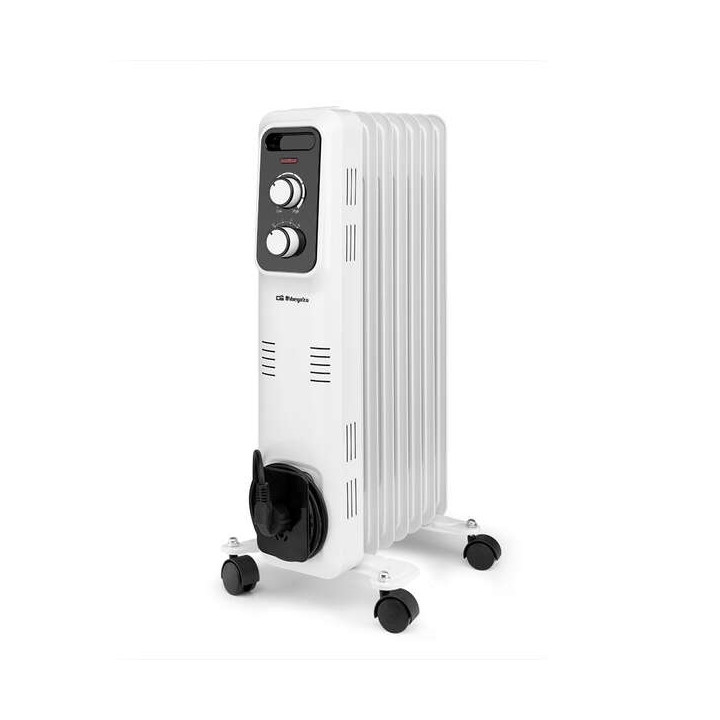 Orbegozo RL 1500 Radiador de Aceite Elegance - Potente y Seguro - Inercia Termica para Dispersion Homogenea del Calor - Protecci