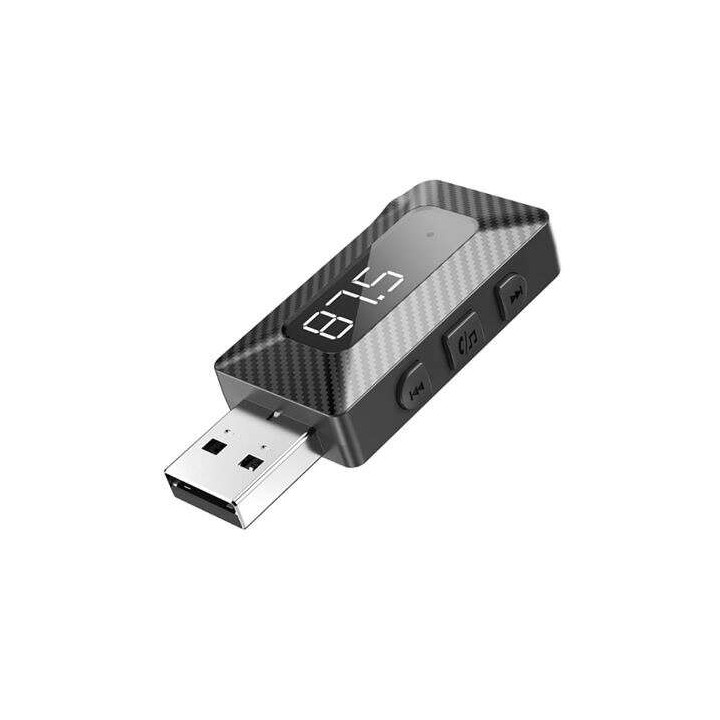 XO Transmisor FM con Lector de Tarjetas Y Adaptador Bluetooth XOBCC16