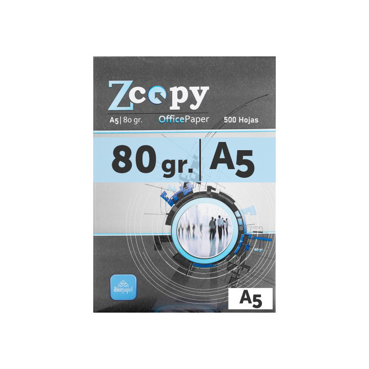 PAQUETE 500H PAPEL 80GR A5 ZCOPY CIE 146 A5ZCOPY80GR