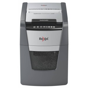 Rexel Optimum Autofeed 100M Destructora Automatica de Microcorte - Alimentacion Automatica de Hasta 100 Hojas - Nivel de Ruido