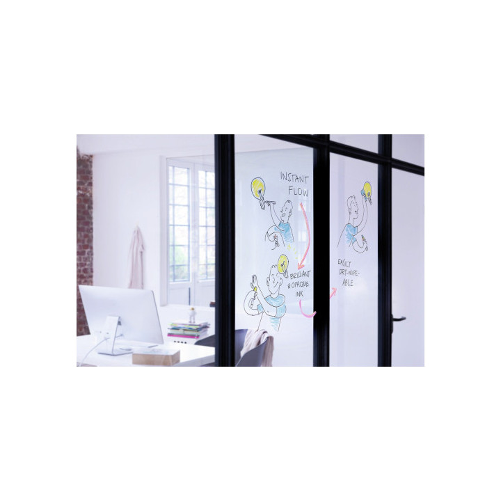 MARCADOR DE PUNTA REDONDA PARA CRISTAL GROSOR DE TRAZO: 1,5 - 3 MM COLOR: 06. NARANJA EDDING 95-06