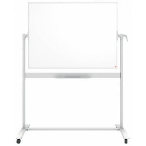 Nobo Pizarra Blanca Movil Nano Clean Classic - 1200x900mm - Diseño Puntero - Blanco