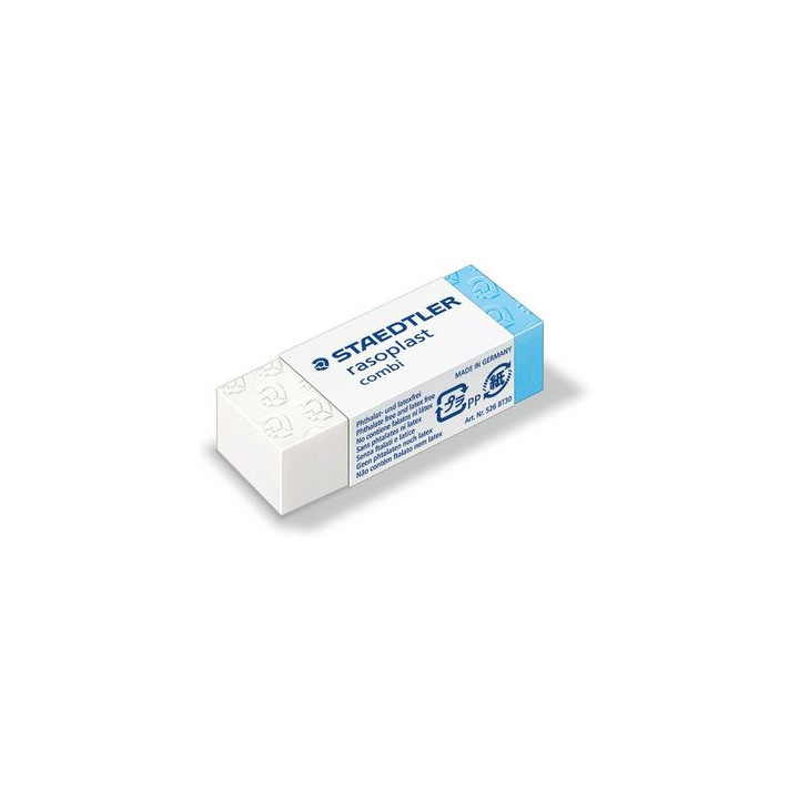 GOMA DE BORRAR COMBI RASOPLAST (42X19X13 MM) STAEDTLER 526 BT30