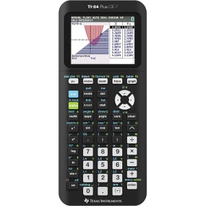 Texas-Instruments TI-84 Plus CE Calculadora Grafica - Pantalla Retroiluminada a Color - Soporta Programacion - 13 Aplicaciones