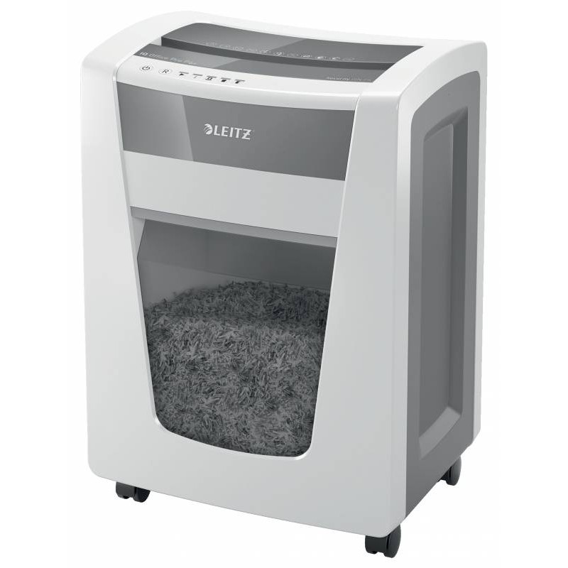 Leitz IQ Office PRO P6+ Destructora de Papel Inteligente y Silenciosa - 240 Min de Tiempo de Destruccion - Super Micro Corte -