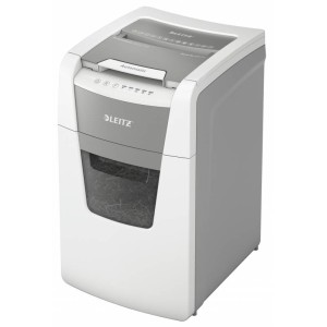Leitz IQ 150 Autofeed P4 Destructora Automatica de Papel - Tritura 150 Hojas - Papelera de 44L - Corte en Particulas - Blanco