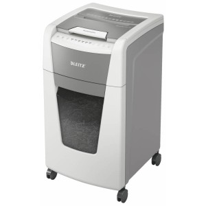 Leitz IQ 300 Autofeed P5 Destructora Automatica Oficina - Tritura 300 Hojas - Silenciosa Limpia Segura - Micro Corte Din P5 - B