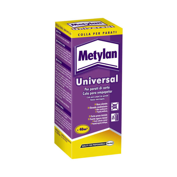 Metylan Universal Cola Universal para Papeles Pintados 125gr - Adhesivo de Alta Resistencia - Facil de Aplicar