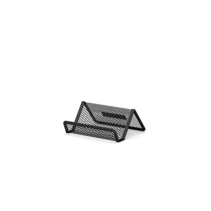 Erichkrause Tarjetero Compass Classic - Elaborado en Acero Inoxidable - Dimensiones 98x72x45mm - Color Negro