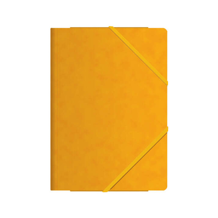 Dohe Carpetas de Gomas con Tres Solapas - Tamaño Folio - Cartulina de Primera Calidad - Plastificadas - Cierre de Gomas Planas