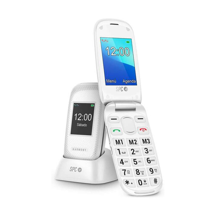 SPC Telefono Movil para Mayores con Botones Grandes - Tapa y Botones Retroiluminados - Boton SOS y Botones de Marcacion Directa