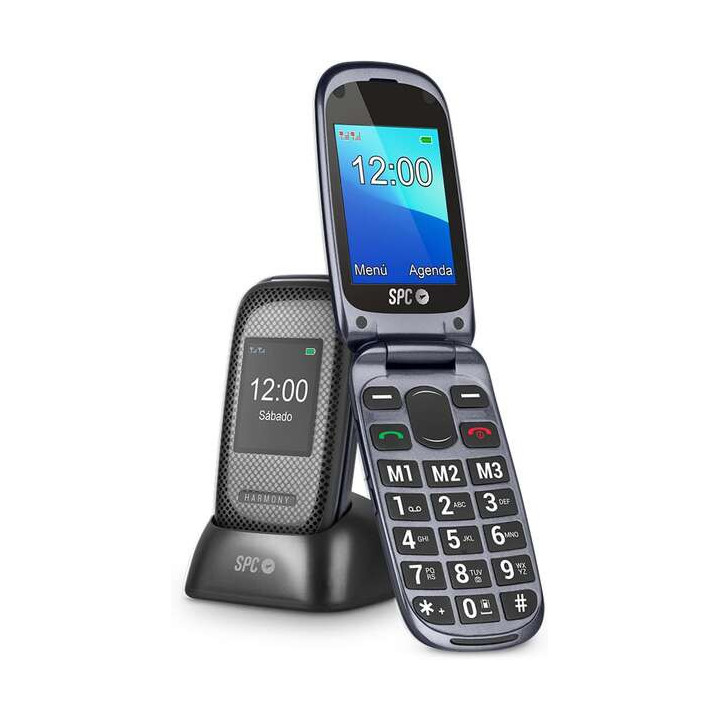 SPC Telefono Movil para Mayores con Botones Grandes - Tapa y Botones Retroiluminados - Boton SOS y Botones de Marcacion Directa