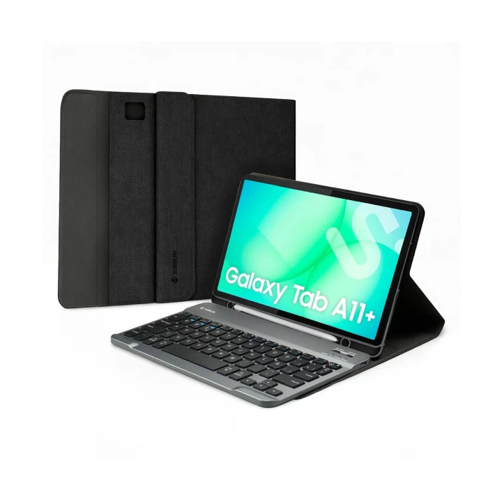 Subblim KeyTab Pro BT Funda con Teclado para Samsung Galaxy Tab A11+ 11" - Bluetooth 5.2 - Proteccion 360º - Autonomia Hasta 30H