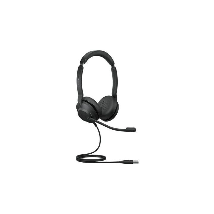 Jabra Evolve2 30 MS  Auriculares con Microfono USB - Cancelacion de Ruido - Diadema Ajustable - Controles en Auricular - Cable