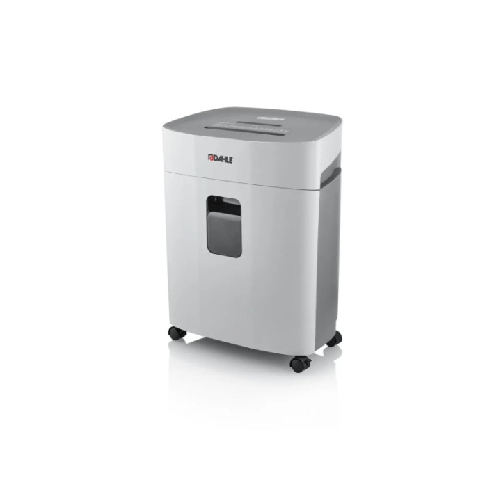 Dahle PaperSAFE 240 Destructora de Papel Manual Corte en Particulas P-4 - Destruye hasta 10 Hojas - Papelera de 25L - Con Rueda