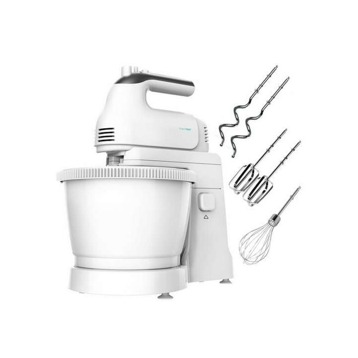 Cecotec PowerTwist 500 Gyro Batidora de Varillas 500W - Bol Autogiratorio de 3
