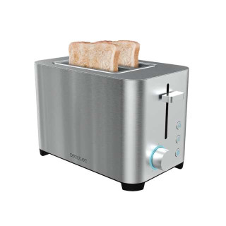Cecotec Yummytoast Double Tostadora Electrica 850W - 5 Niveles - Doble Ranura Corta - Capacidad para 2 Tostadas - Bandeja Recoge