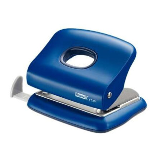 Rapid FC20 Taladro Perforador - Hasta 20 Hojas - Facil Vaciado - Punzones 5.5mm - Color Azul