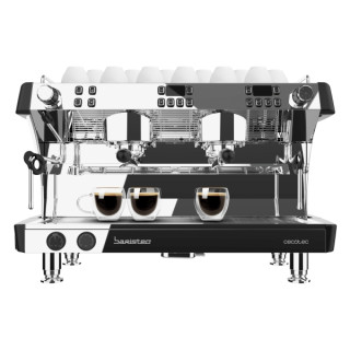 Cecotec Baristeo Mattina 2x Cafetera Expresso Profesional Doble - 4200W - Calientatazas - Presion 9bar - Caldera de Acero - Temp