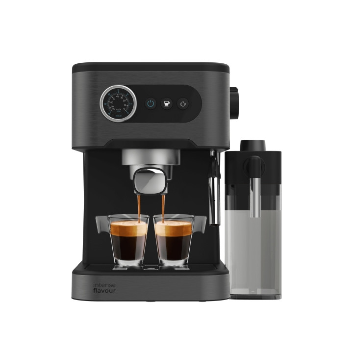 Cecotec Power Espresso 20 Pro Latte Cafetera Expresso - Capacidad 1.5L - Presion 20bar - Deposito de 550ml - Vaporizador - Calie
