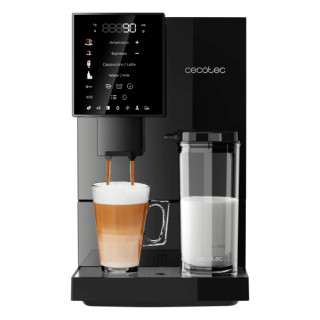 Cecotec Cremmaet Compactccino Black Cafetera Expresso Automatica - Presion 19bar - Deposito de 1.1L - Molinillo - Pantalla Tacti