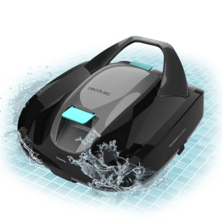 Cecotec Conga Pooldroid 2000 FloorMaster Robot Limpiapiscinas hasta 80m2 - Autonomia hasta 100min - Deposito de 2.5L - Profundid