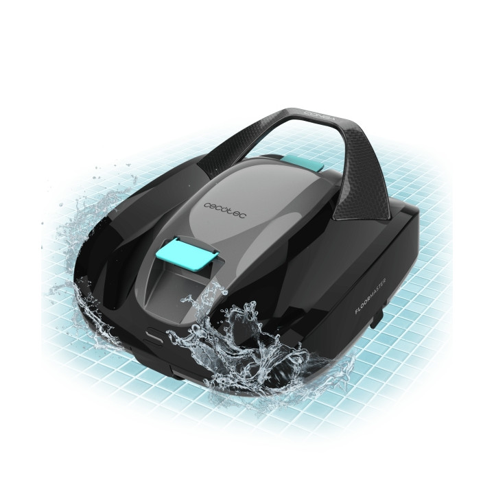 Cecotec Conga Pooldroid 2000 FloorMaster Robot Limpiapiscinas hasta 80m2 - Autonomia hasta 100min - Deposito de 2.5L - Profundid