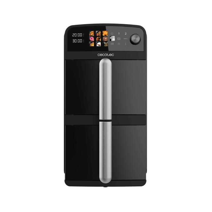 Cecotec Cecofry DuoLevel 10000 Freidora de Aire Doble - Potencia 2400W - Capacidad 10L - Temperatura Regulable - Pantalla Tactil