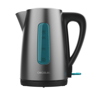 Cecotec Thermosense 210 Steel Hervidor de Agua de 1.7L - Potencia 2200W - Base 360º - Acero Inoxidable - Color Gris Oscuro