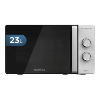 Cecotec ProClean 4010 Microondas - 700W - Capacidad 23L - Temporizador - Controles Manuales - 6 Niveles de Funcionamiento - Reve
