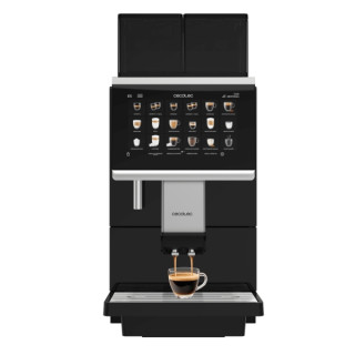 Cecotec Cremmaet Lounge Cafetera Expresso Automatica - Potencia 2900W - Capacidad 1400g de Cafe - Pantalla Tactil - 2 Depositos