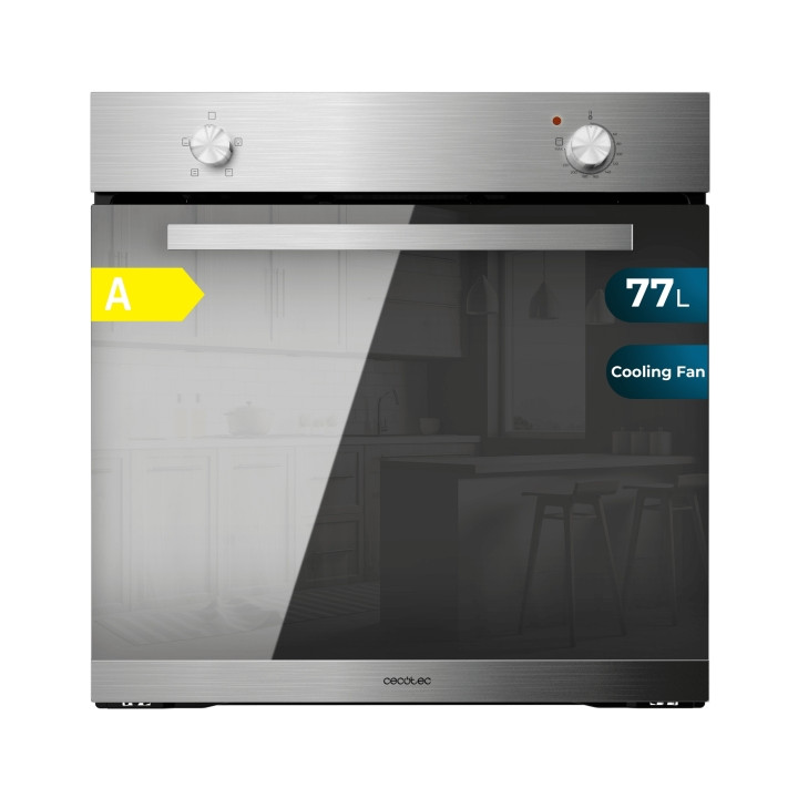 Cecotec Bolero Hexa C126000 Mirror A Horno Convencional Integrable - Potencia 2800W - Capacidad 77L - Temperatura Regulable - Pu